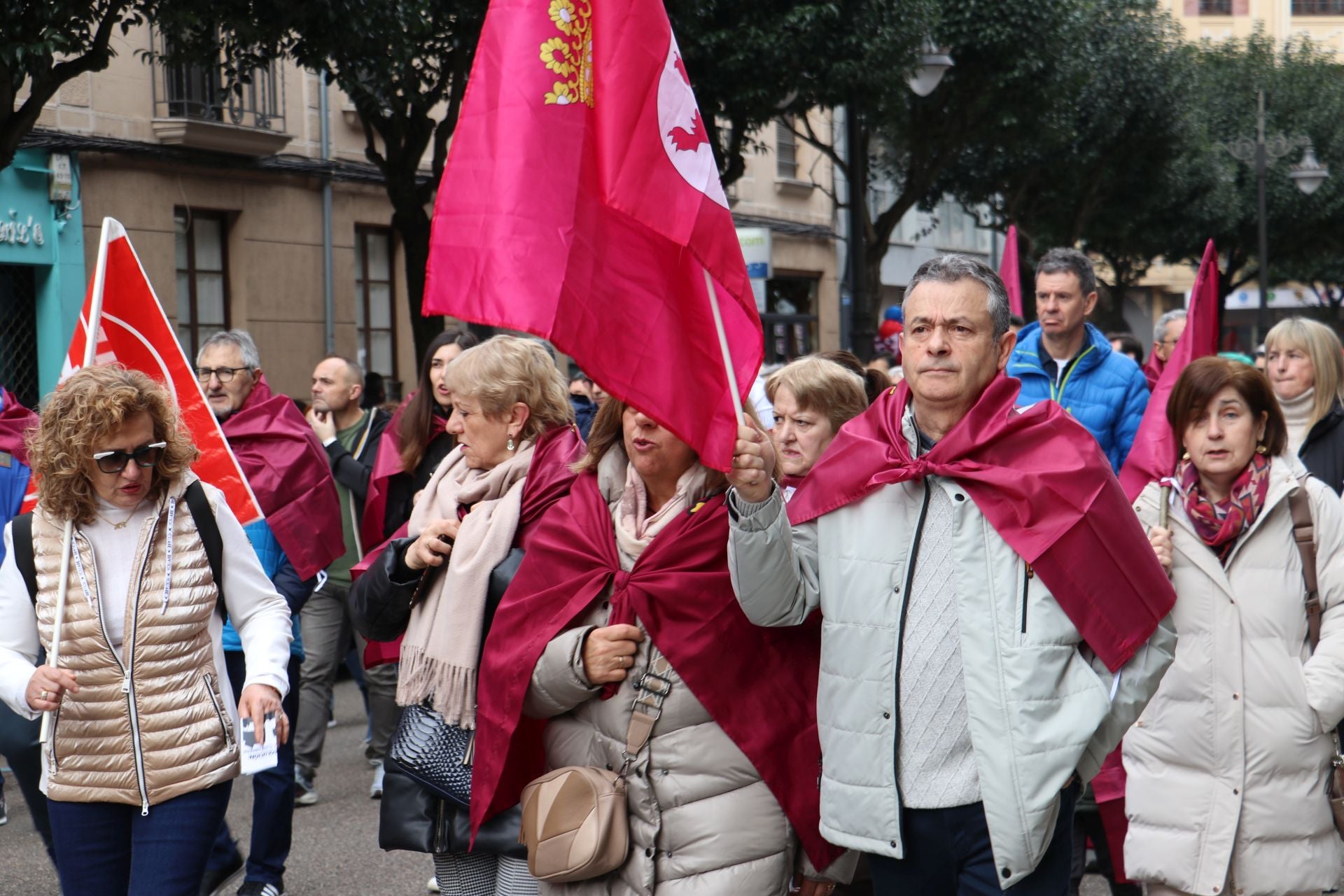 Las imágenes de la manifestación del 16-F en León