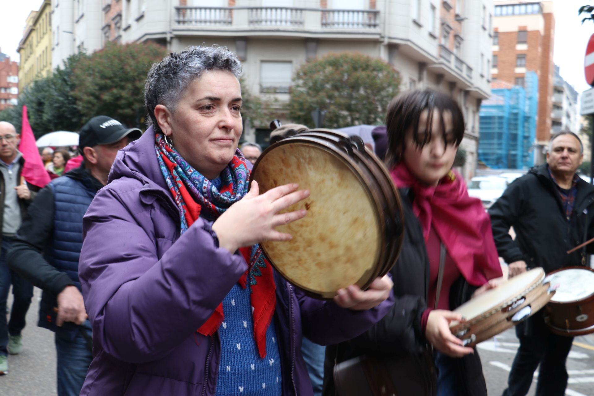 Las imágenes de la manifestación del 16-F en León