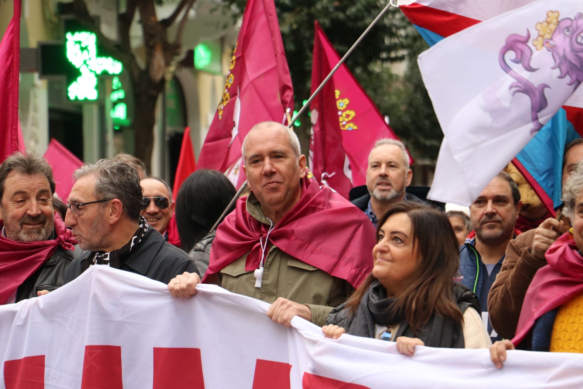 Las imágenes de la manifestación del 16-F en León