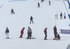 Estación invernal de San Isidro.