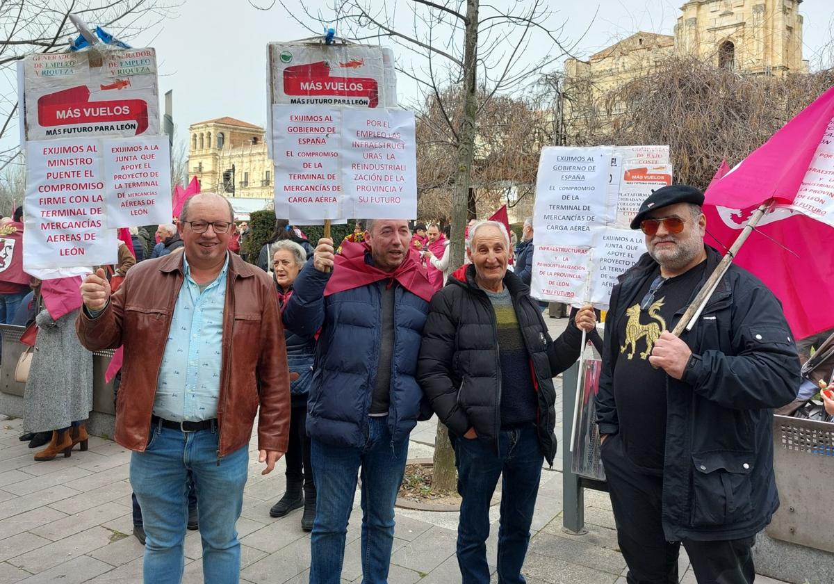 La plataforma estuvo presente en la manifestación por el futuro de León de pasado 16 de febrero.