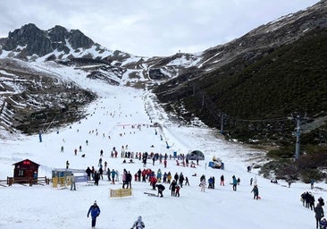 La estación de esquí de San Isidro registra 3.300 personas durante el fin de semana