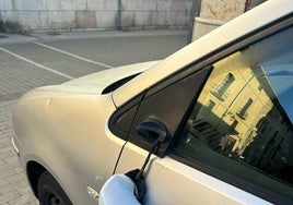 Imagen de uno de los coches afectados.