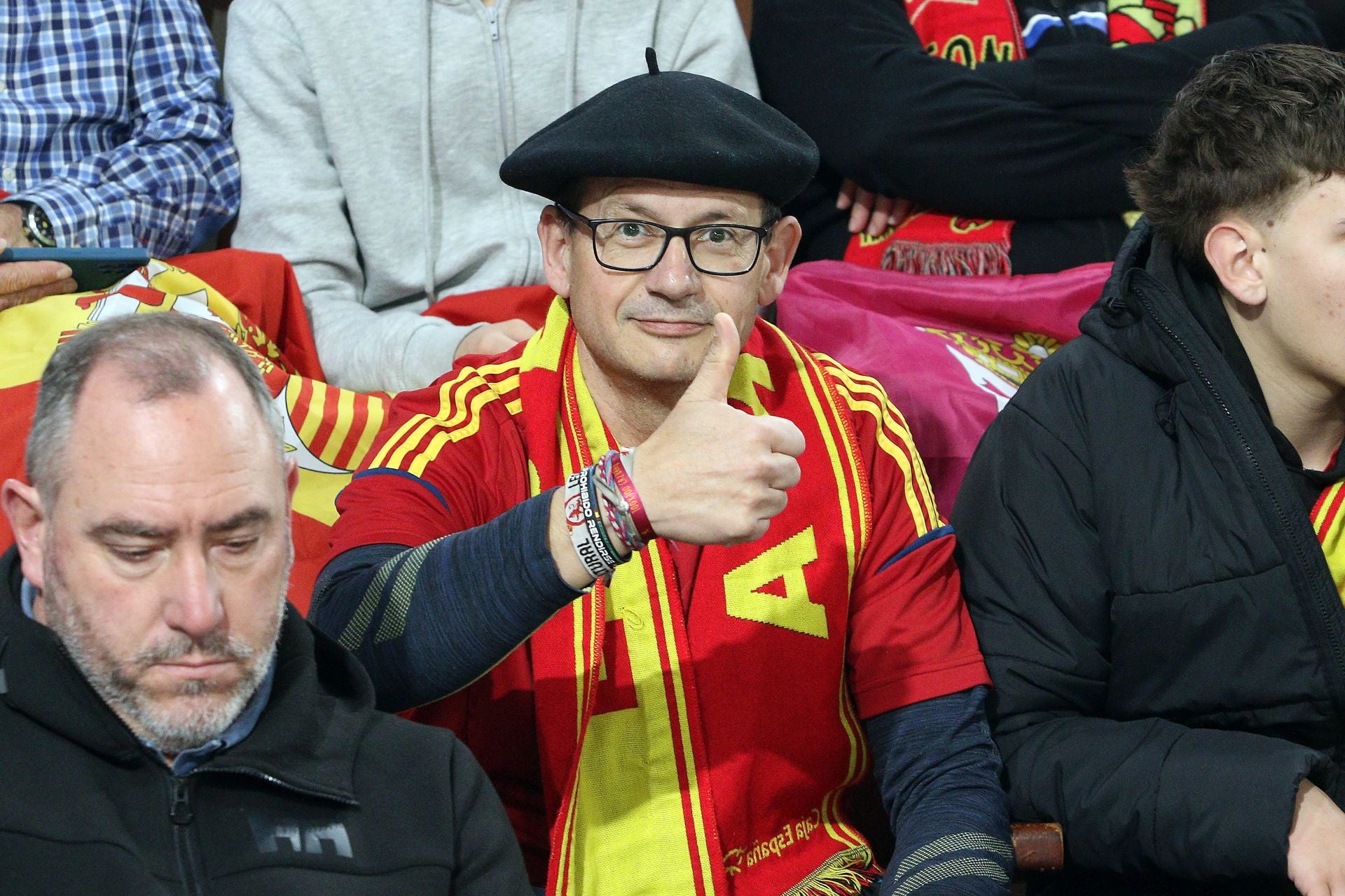Las mejores imágenes del España-Bélgica en el Palacio de los Deportes