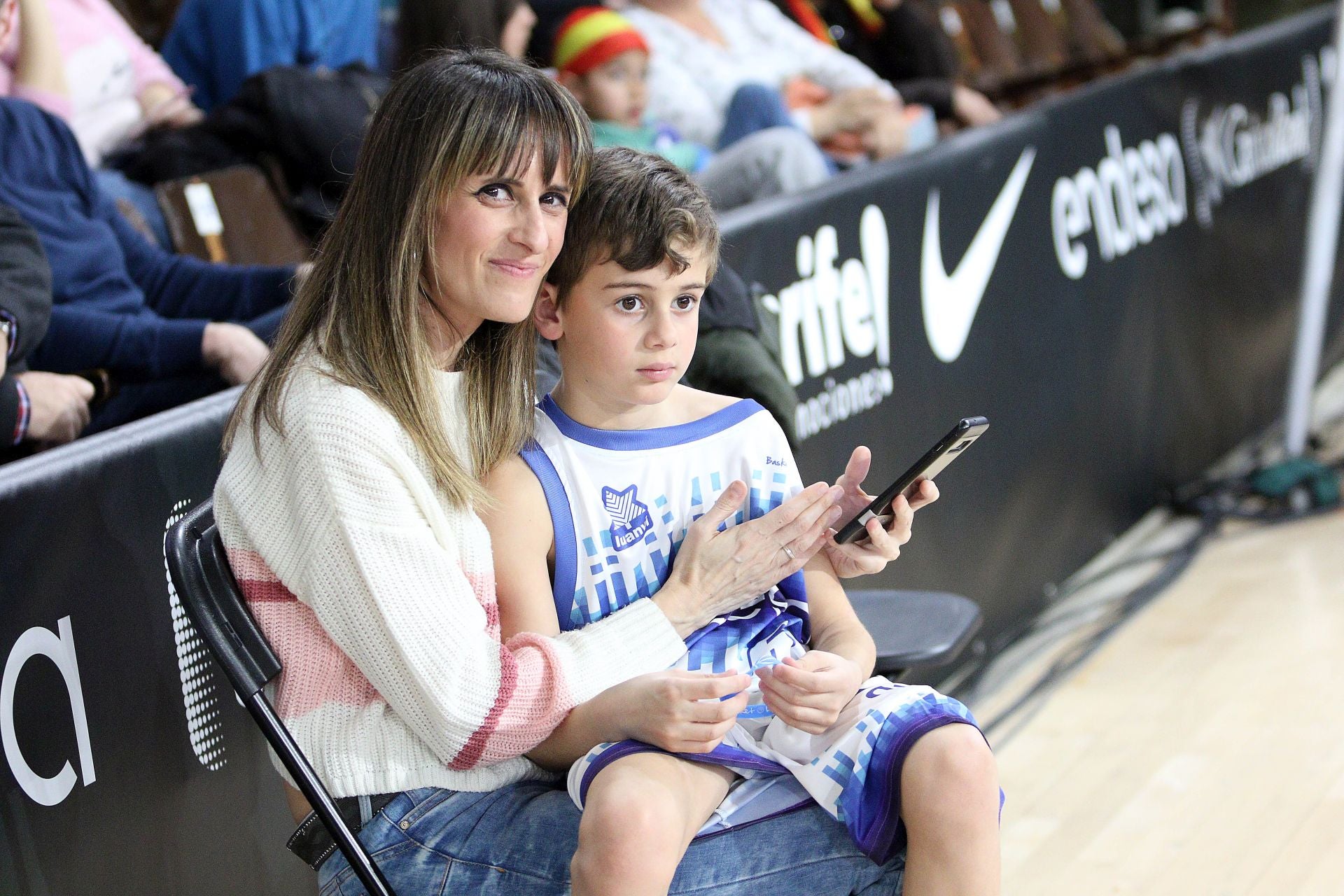 Las mejores imágenes del España-Bélgica en el Palacio de los Deportes