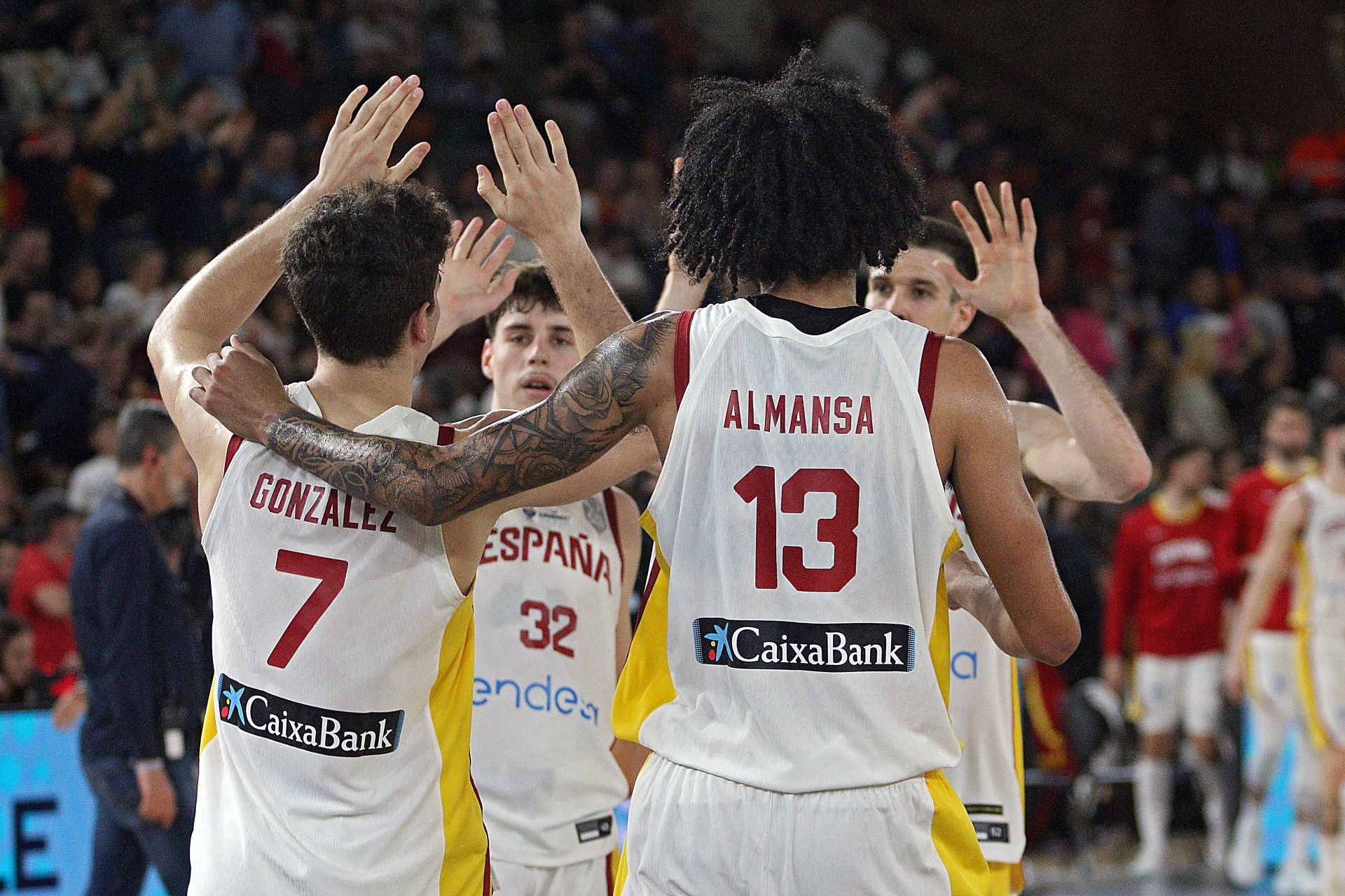 Las mejores imágenes del España-Bélgica en el Palacio de los Deportes