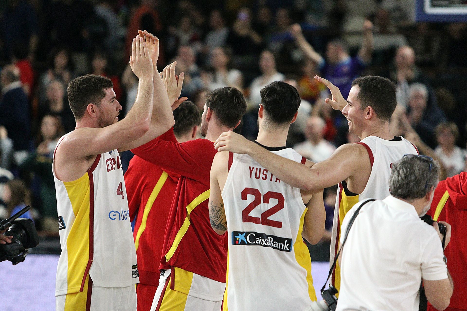 Las mejores imágenes del España-Bélgica en el Palacio de los Deportes