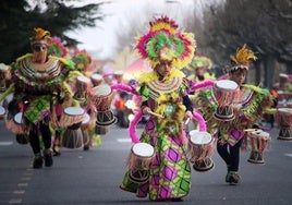 Desfile de Carnaval en León.