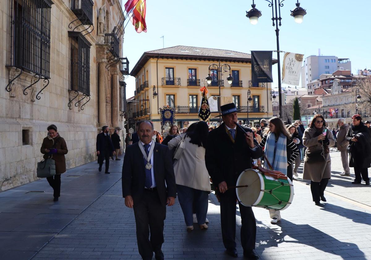 Última etapa de la peregrinación desde Sevilla y León