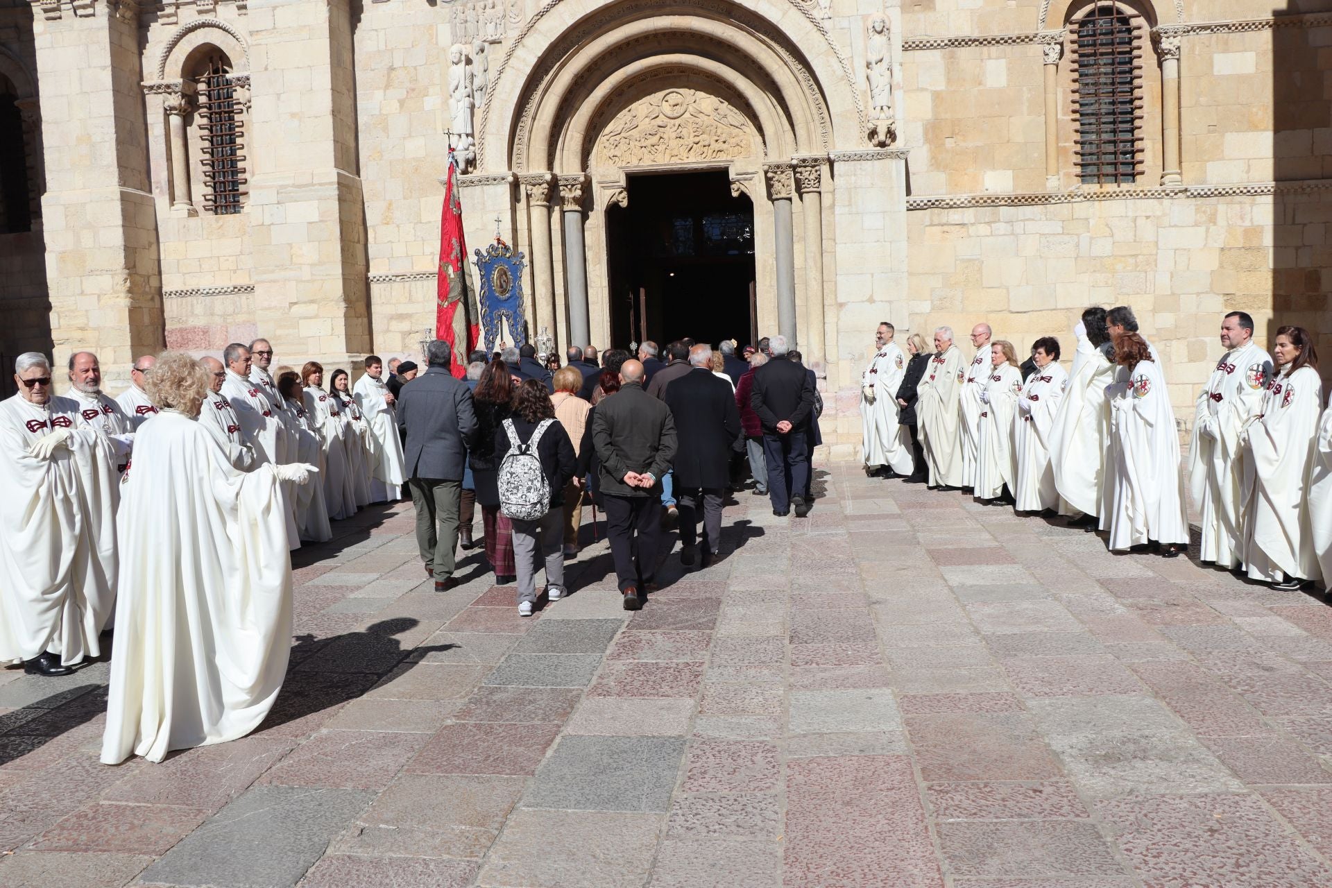 Última etapa de la peregrinación desde Sevilla y León