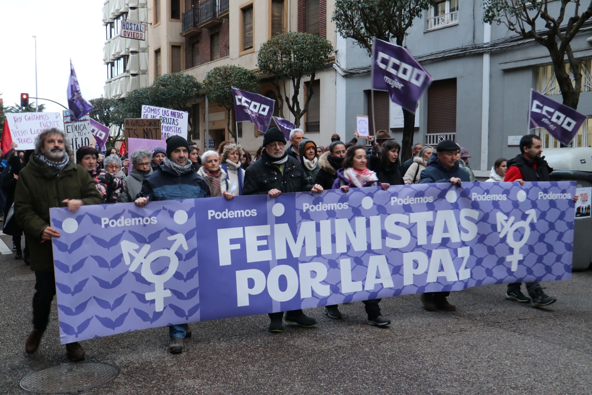 Las imágenes de la segunda manifestación por el 8M en León