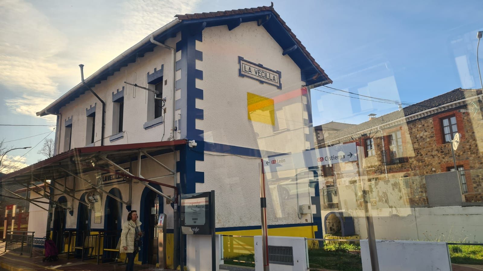 Recorrido en el cercanías entre León y Cistierna