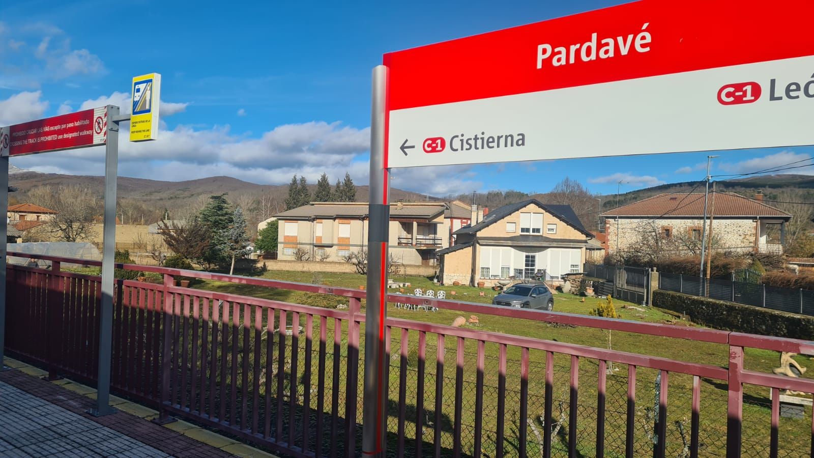 Recorrido en el cercanías entre León y Cistierna