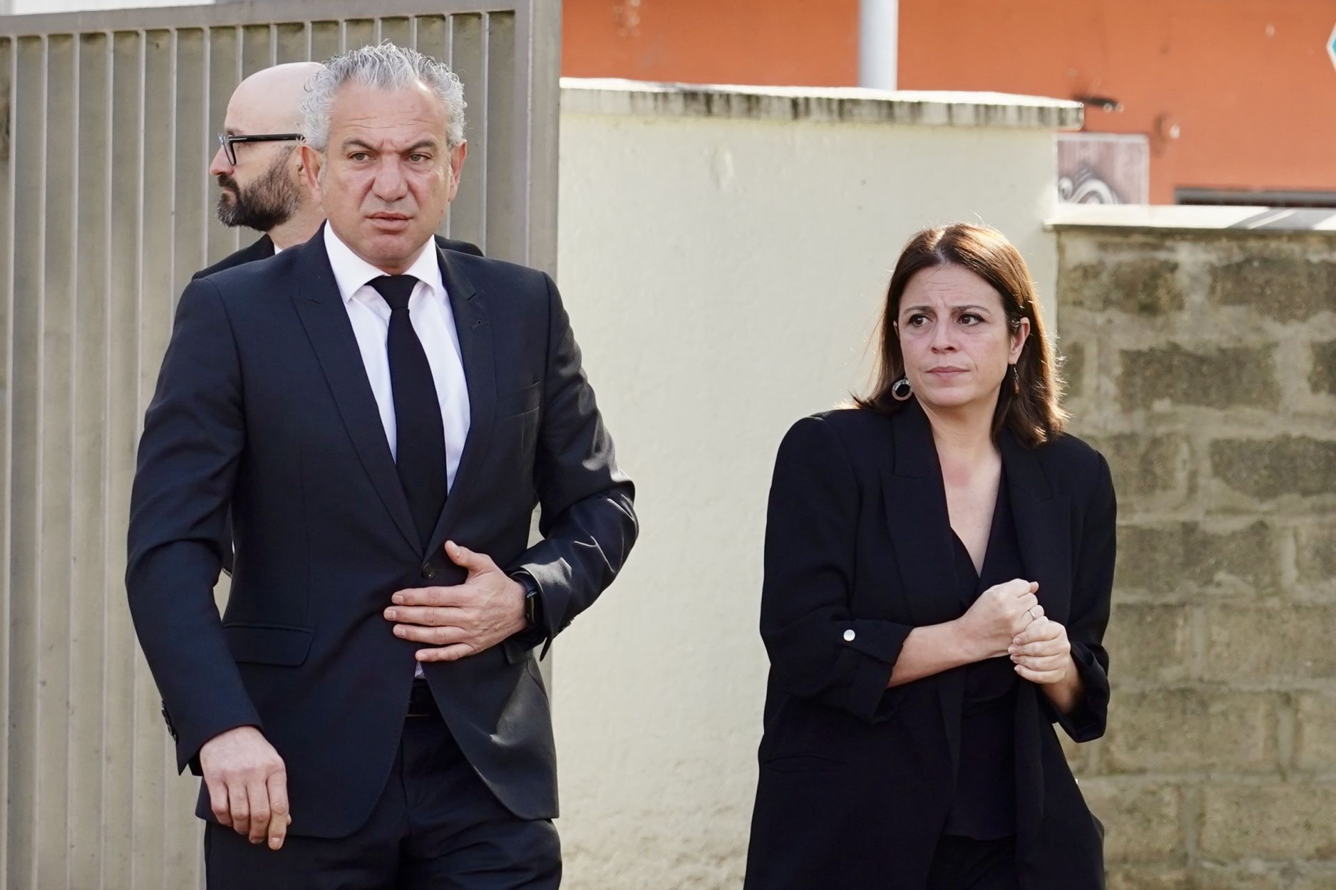 Acto de recibimiento de los mineros fallecidos en Villablino