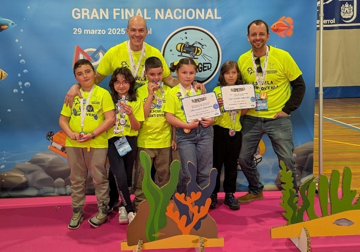 Un colegio de la provincia recibe la mención a la mejor solución en la final de la First Lego League España