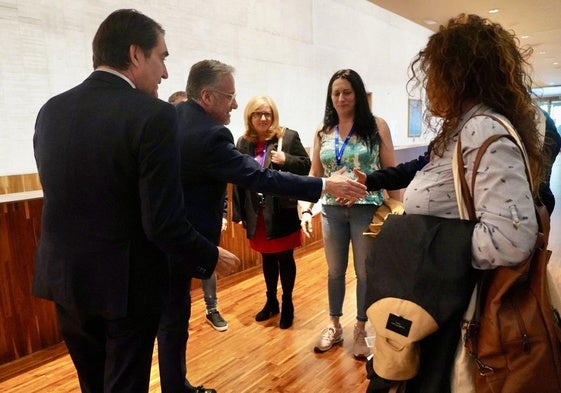 Encuentro entre los sindicatos leoneses y la presidencia de la Junta este martes en las Cortes.