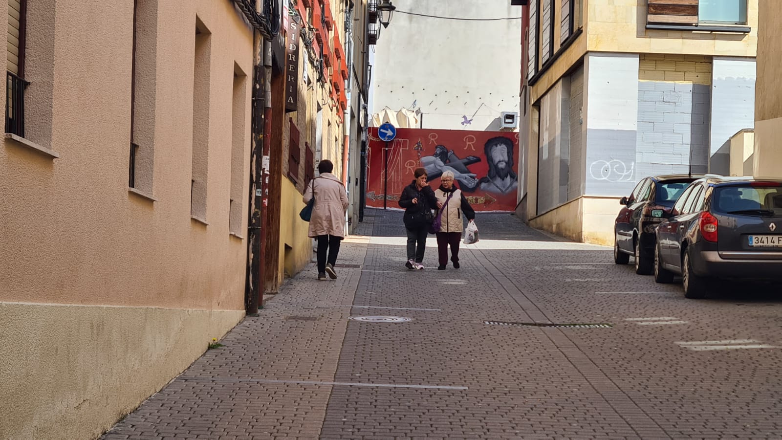 Así es el mural de la Redención en la cuesta de las Carbajalas