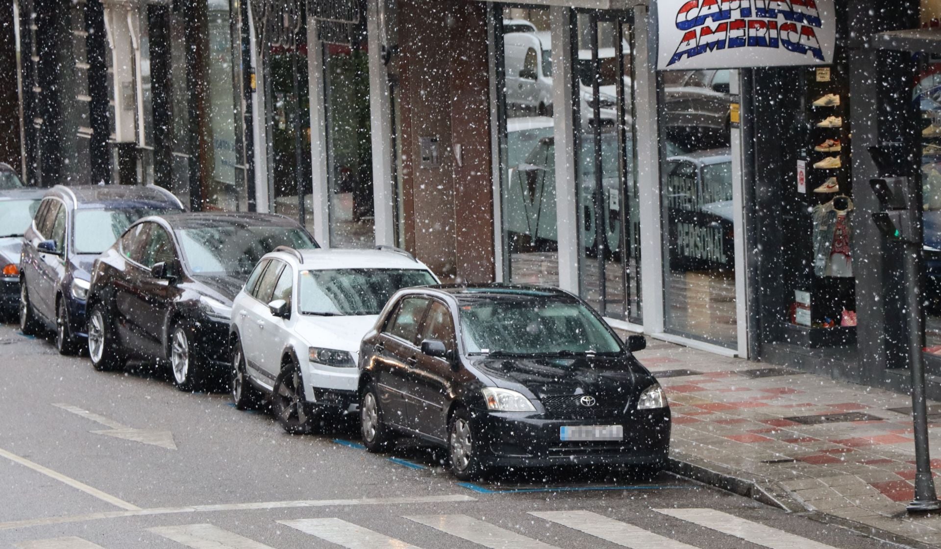 Nieve en República Argentina, en León