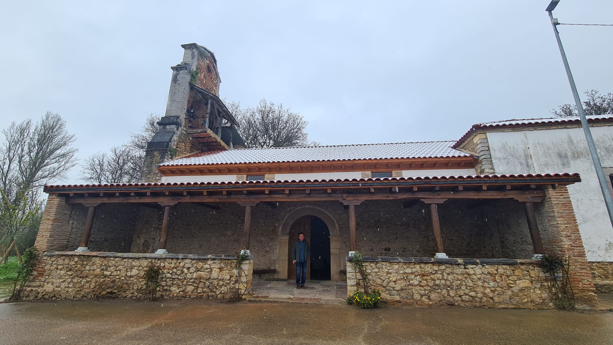 Así ha quedado la iglesia de Palacio de Torío tras ser rehabilitada