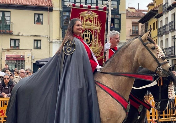 Imagen del Pregón a Caballo realizado en San Marcelo