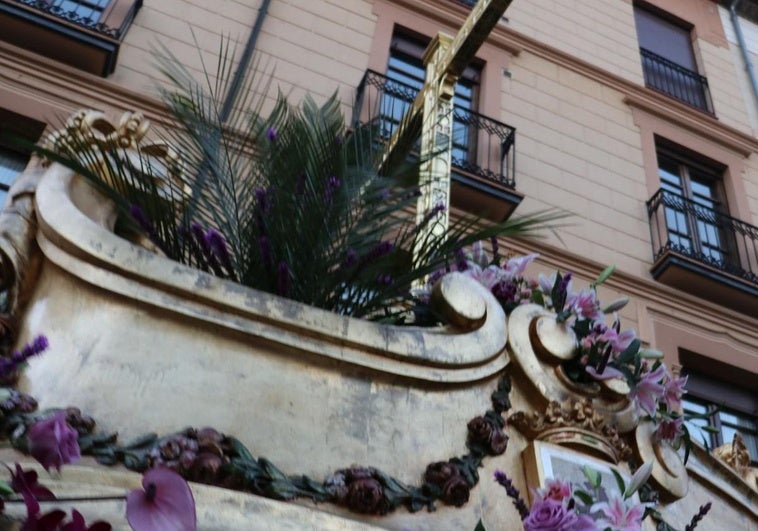 Lignum Crucis de Minerva en la procesión del Miércoles Santo.