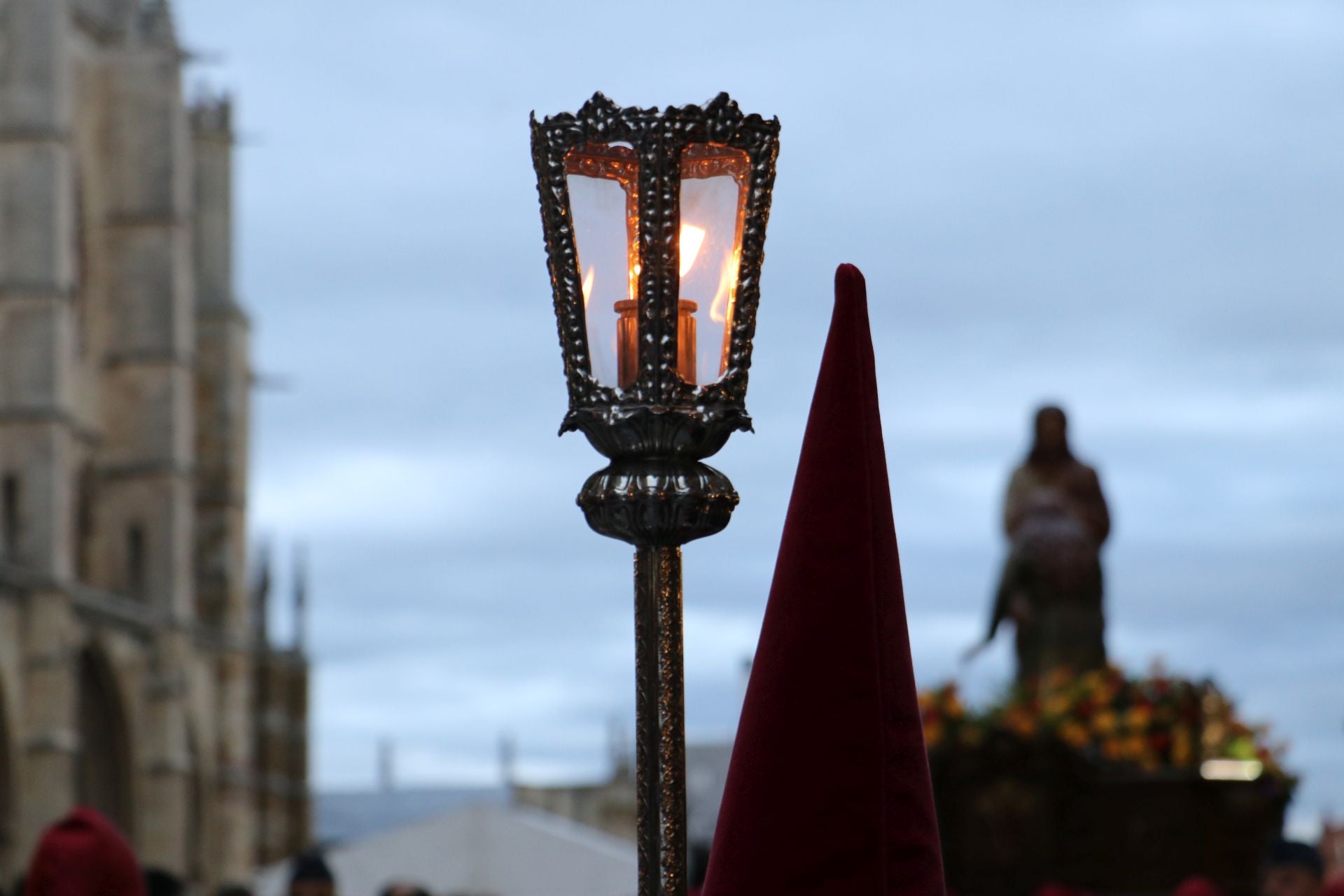 Las imágenes de la procesión de la Sagrada Cena