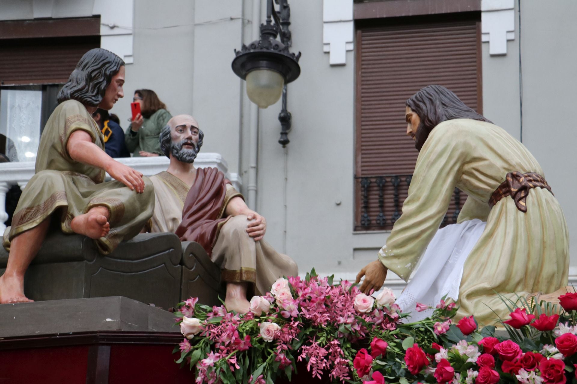 Las imágenes de la procesión de la Sagrada Cena