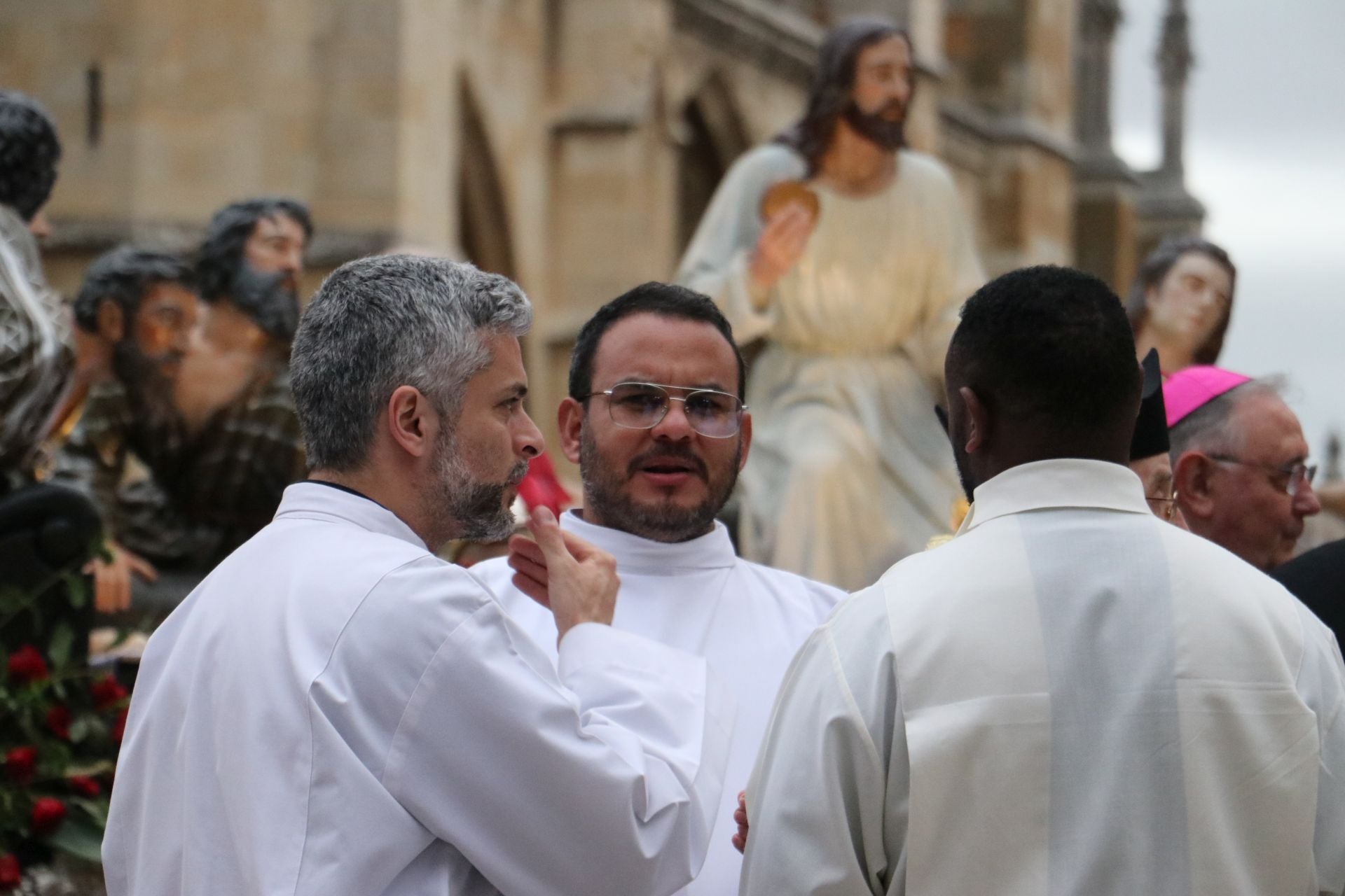 Las imágenes de la procesión de la Sagrada Cena