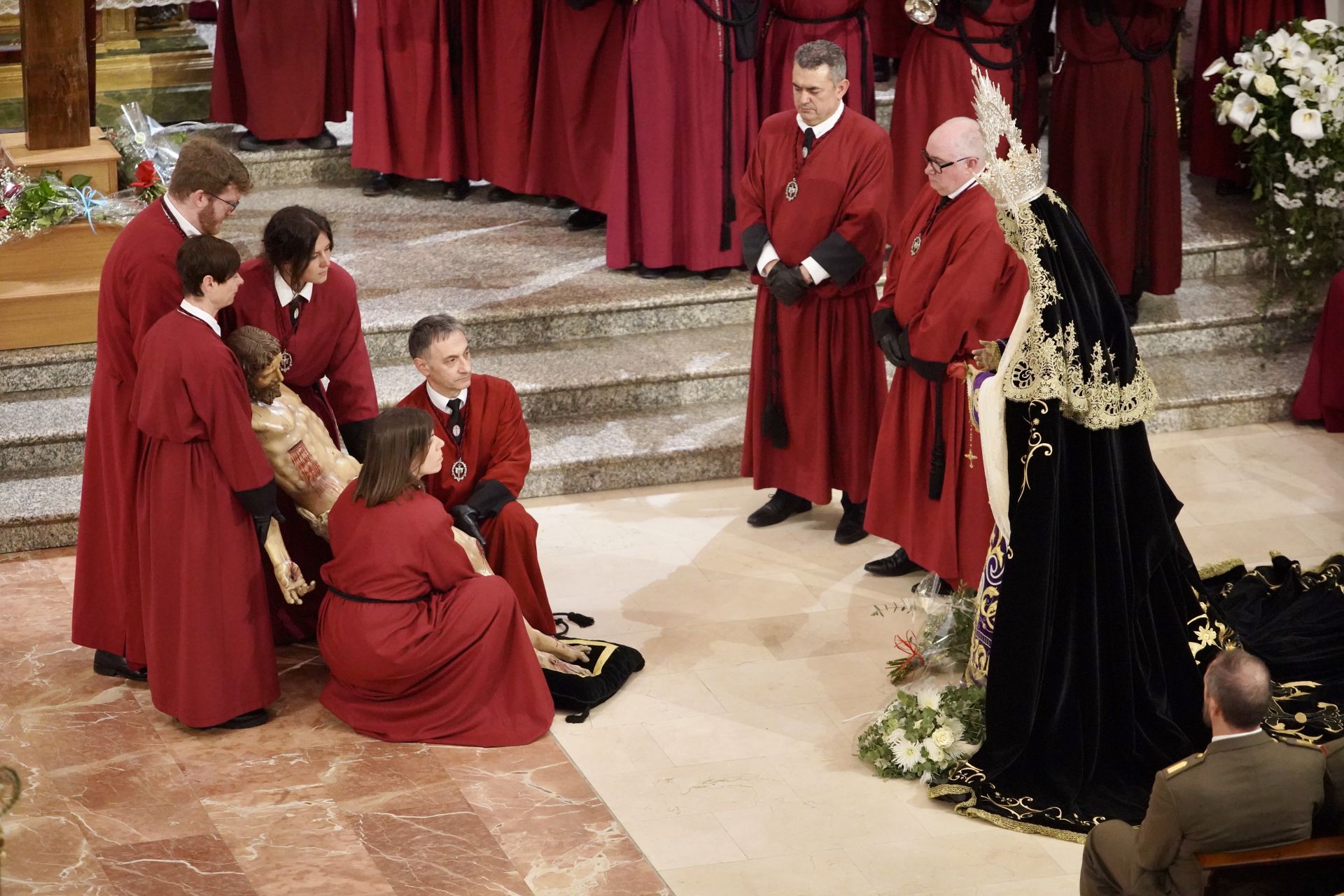Acto del Desenclavo en León, bajo la mirada de Campillo