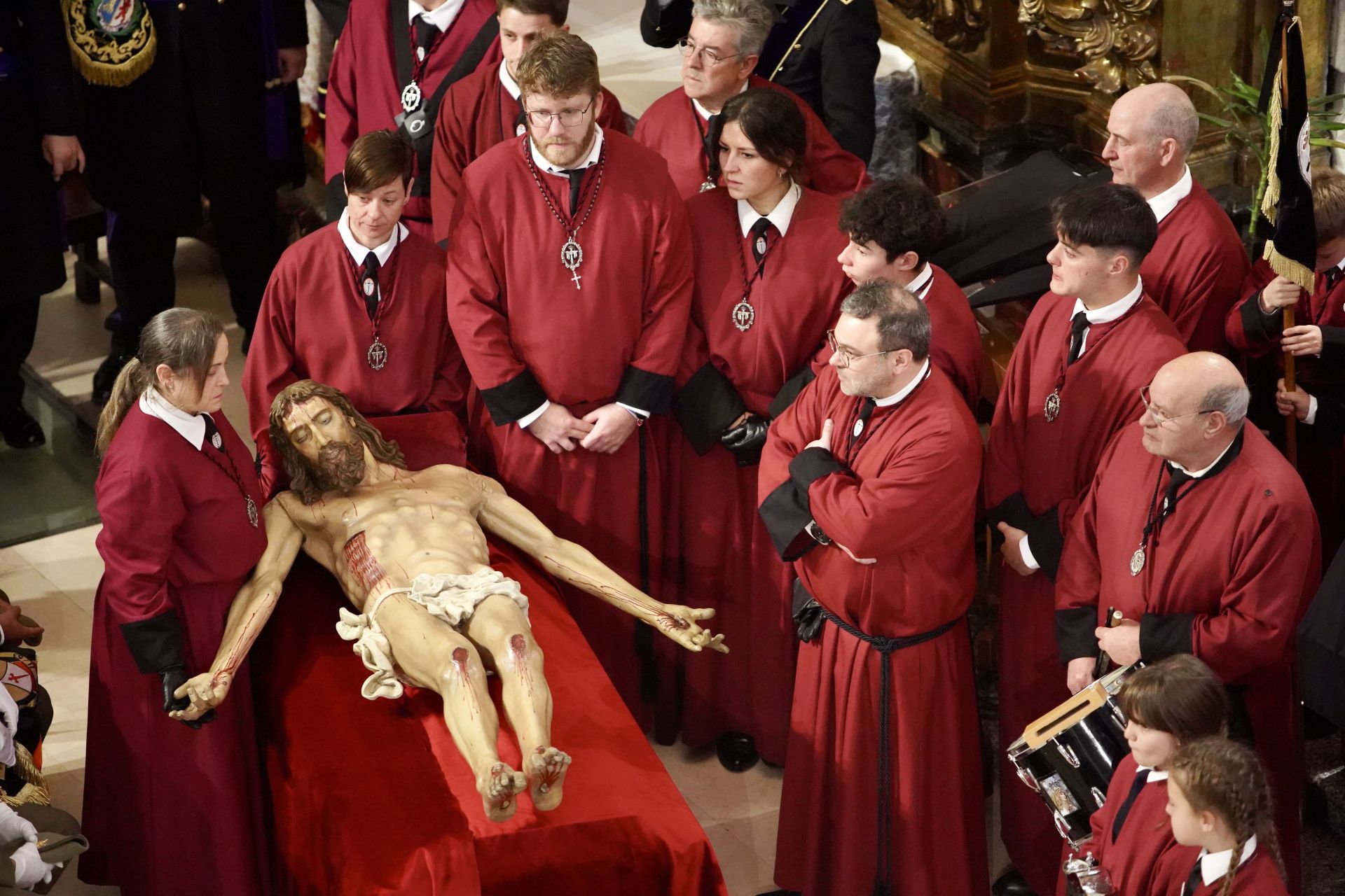 Acto del Desenclavo en León, bajo la mirada de Campillo