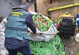 Robo de cable en una provincia de Castilla y León.