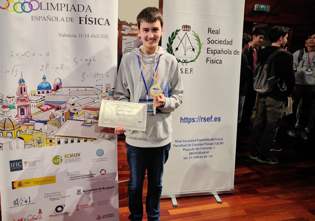 Un alumno leonés participará en la Olimpiada Internacional de Física