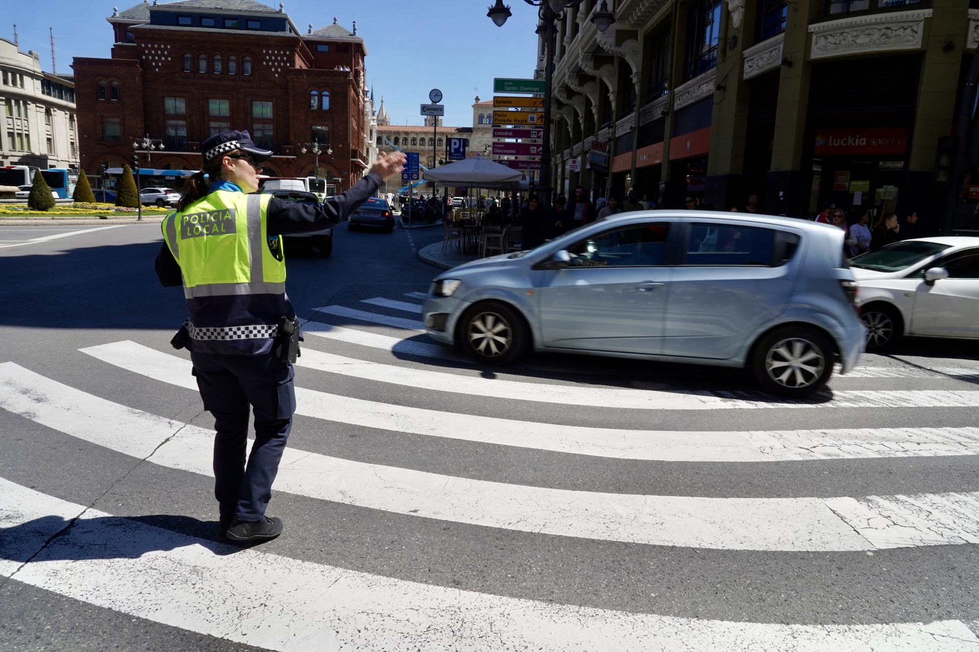 Las imágenes del apagón en León