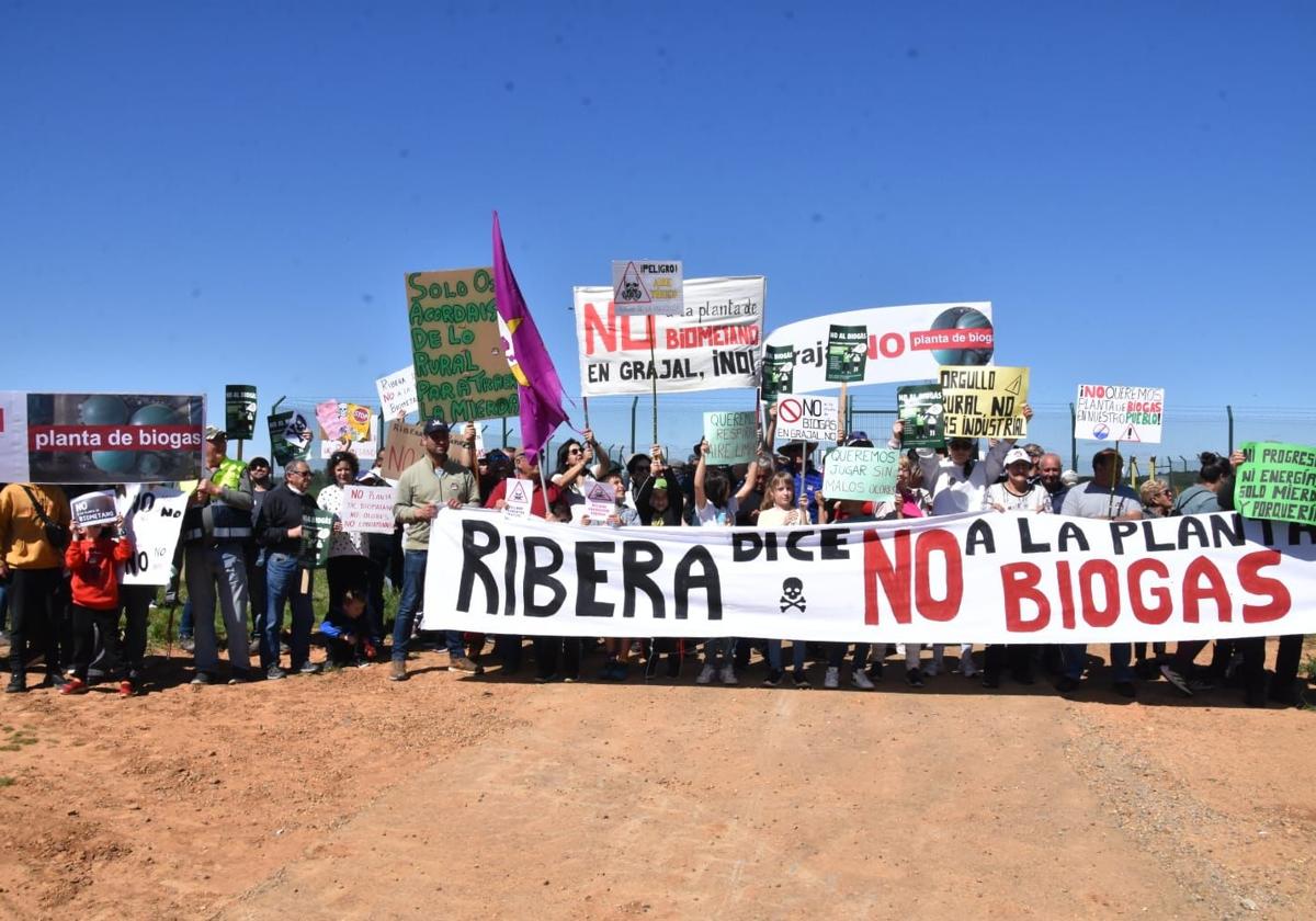 Protesta contra el proyecto.