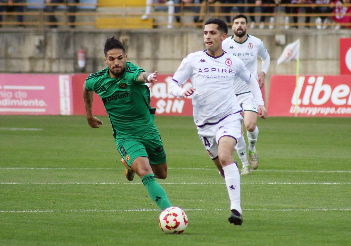 Bicho, en el partido ante el Nàstic.