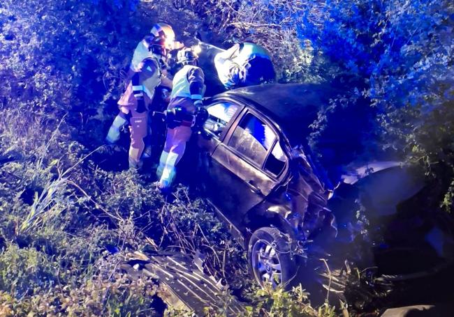 Intervención en el accidente.
