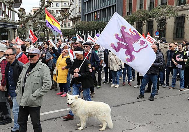 Manifestación del Primero de Mayo en León.