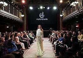 Desfile de María Lafuente en Madrid.