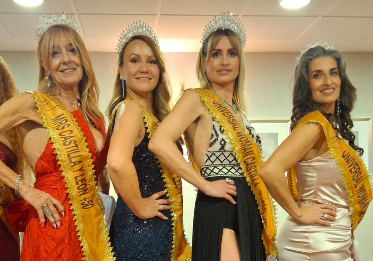 Las cuatro leonesas coronadas.
