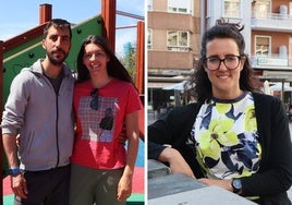 Rubén y Laura, y Lucía son dos familias de acogida en León.