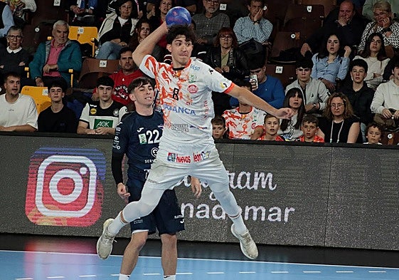 Darío Sanz, jugador del Abanca Ademar.