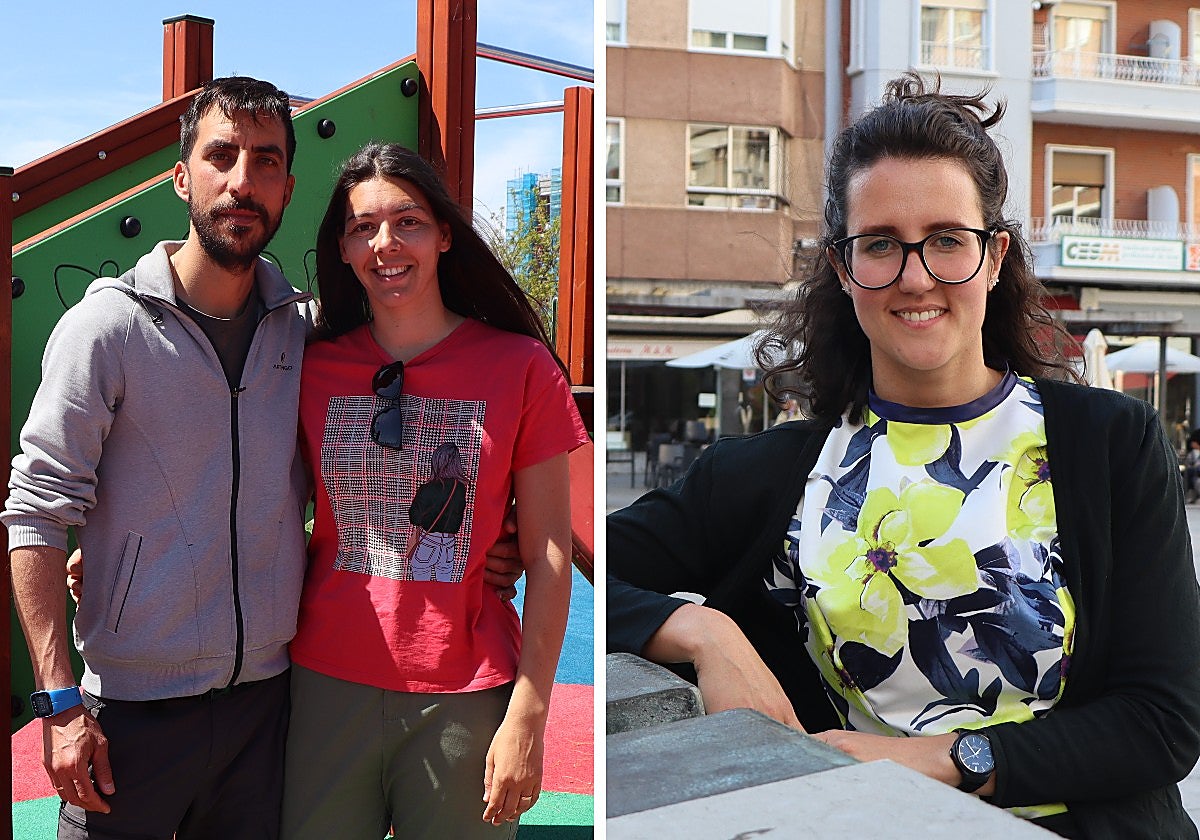 Rubén y Laura, y Lucía son dos familias de acogida en León.