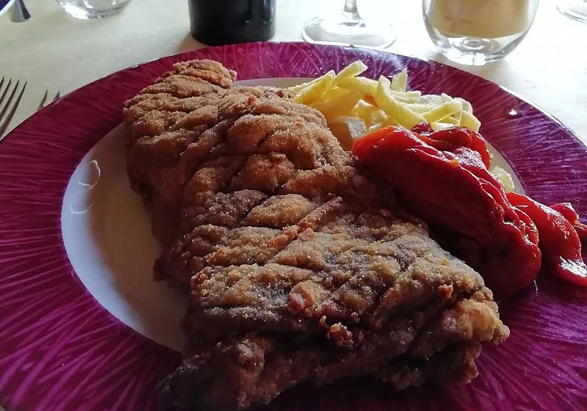 Cachopo del restaurante Casa Senén