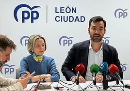 Rueda de prensa del PP municipal.