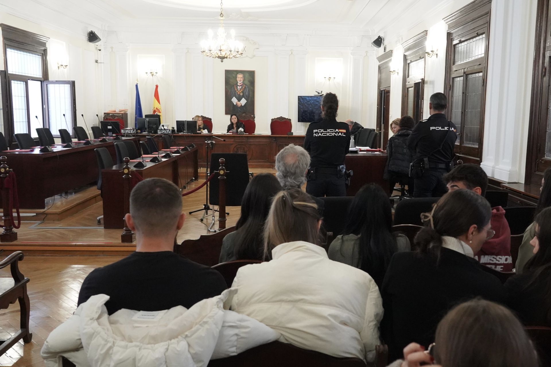 Las imágenes de la acusada de la muerte de una anciana en León