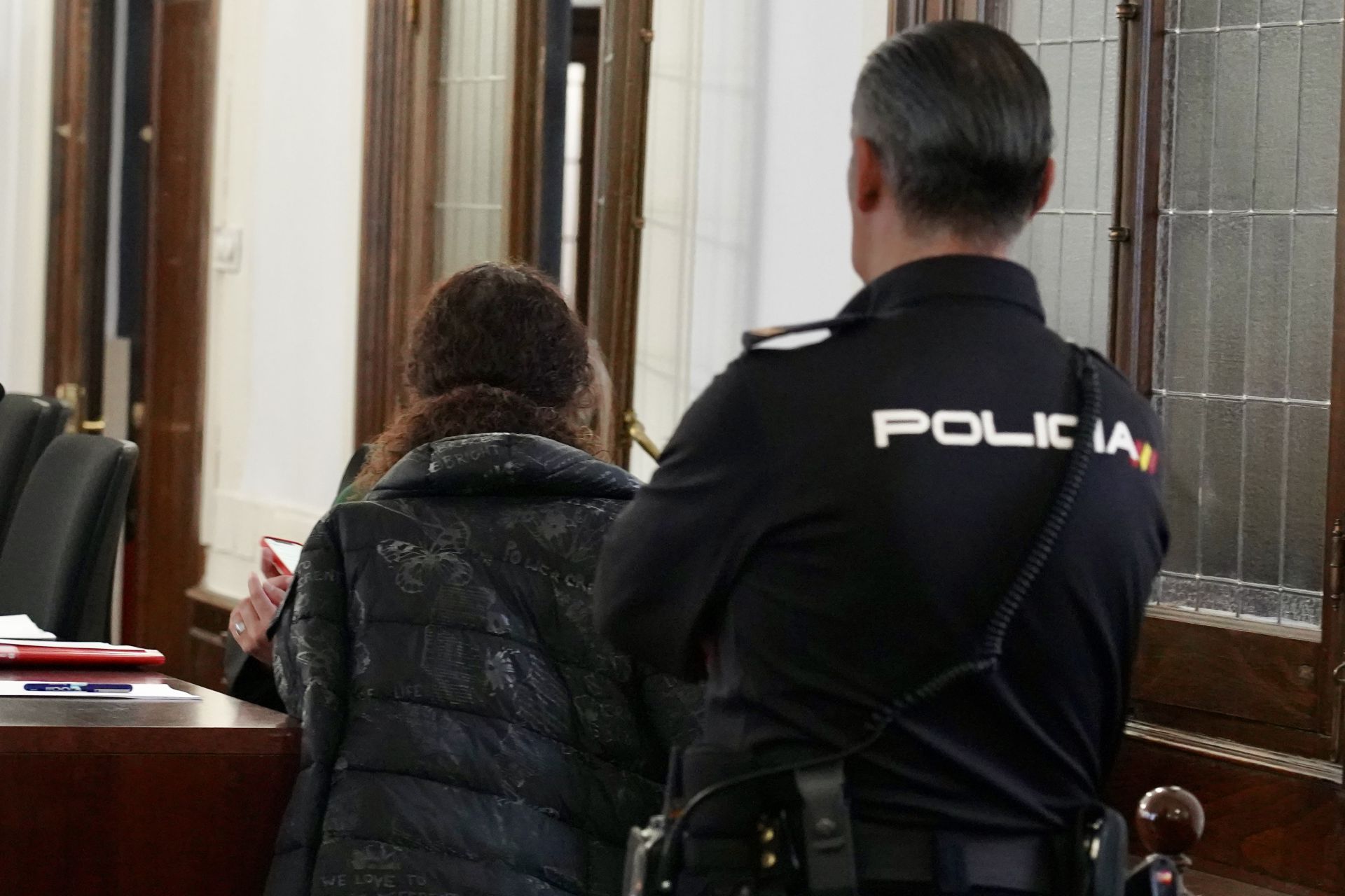 Las imágenes de la acusada de la muerte de una anciana en León