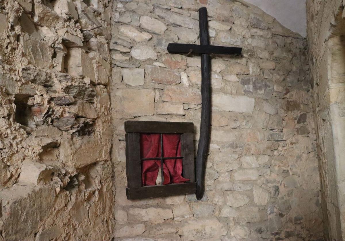 Interior de la celda de las emparedadas.