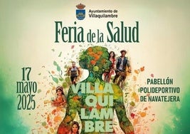 Cartel de la Feria de la Salud de Villaquilambre