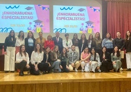 Despedida de los 20 residentes de enfermería.