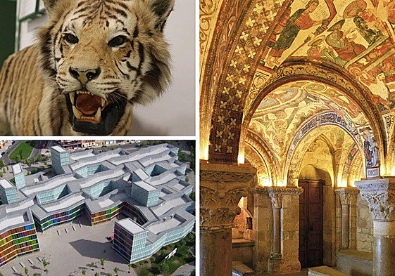 El Mule, el Musac y el panteón de los reyes de León.